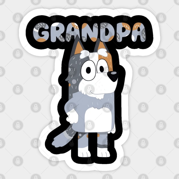 Grandpa Bob Sticker by jersimage